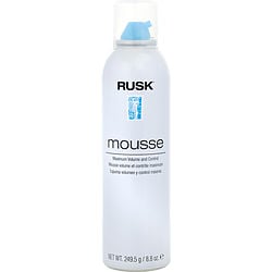 RUSK by Rusk DESIGN SERIES MOUSSE MAXIMUM VOLUME AND CONTROL FOAM 8.8 OZ