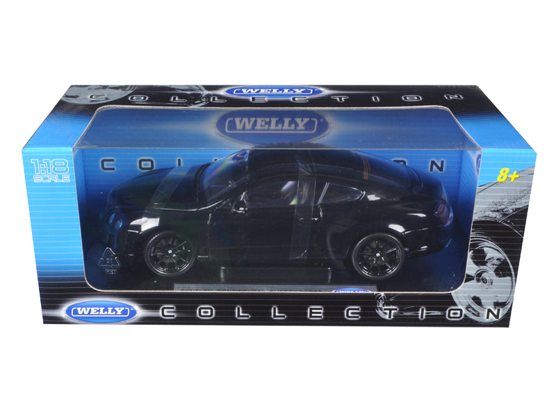Welly Bentley Continental Supersports Black 1/18 Diecast Car Model by Welly