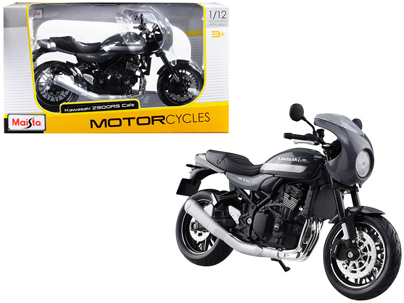 Maisto Kawasaki Z900RS Cafe Gray 1/12 Diecast Motorcycle Model by Maisto