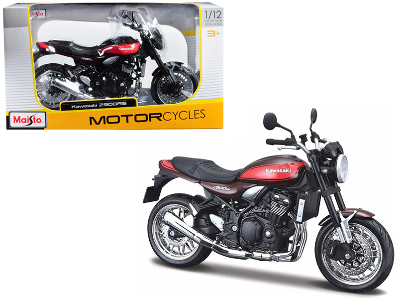 Maisto Kawasaki Z900RS Brown 1/12 Diecast Motorcycle Model by Maisto