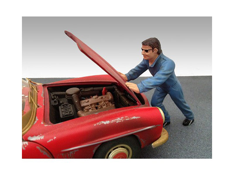 American Diorama Mechanic Ken Figurine for 1/18 Scale Models by American Diorama