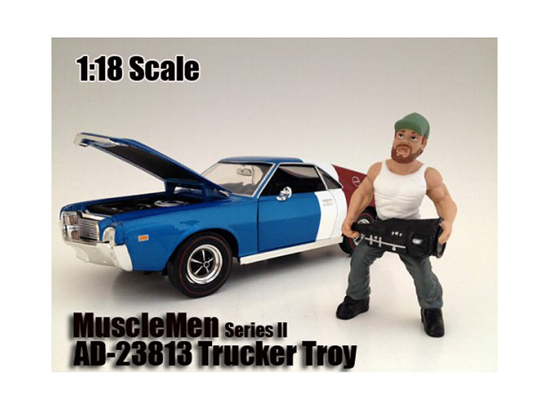 American Diorama Musclemen "Trucker Troy" Figure For 1:18 Scale Models by American Diorama