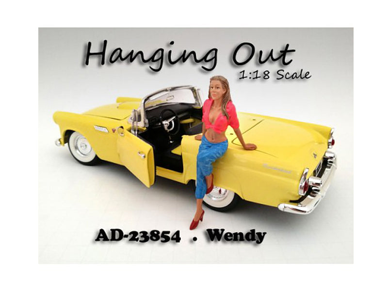 American Diorama "Hanging Out" Wendy Figurine for 1/18 Scale Models by American Diorama
