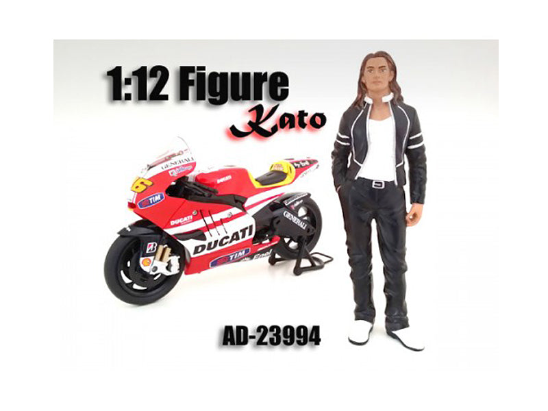 American Diorama Biker Kato Figure / Figure For 1:12 Scale Motorcycles by American Diorama