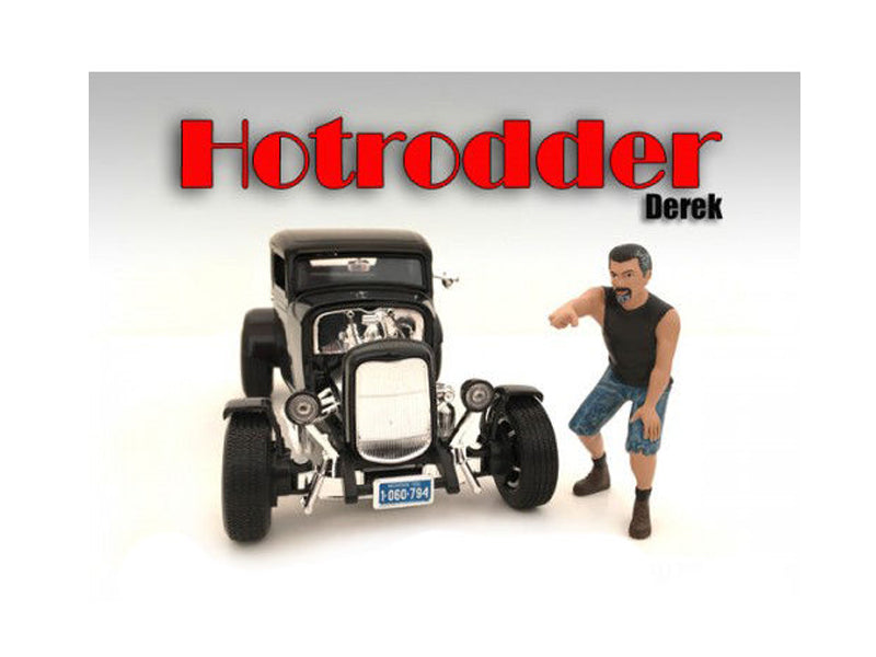 American Diorama "Hotrodders" Derek Figure For 1:18 Scale Models by American Diorama