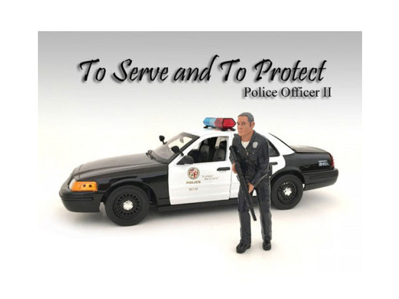 American Diorama Police Officer II Figure For 1:18 Scale Models by American Diorama