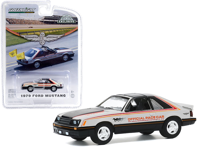 Greenlight 1979 Ford Mustang Official Pace Car "63rd Annual Indianapolis 500 Mile Race" "Hobby Exclusive" 1/64 Diecast Model Car by Greenlight