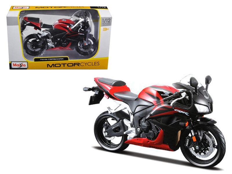 Maisto Honda CBR 600RR Red and Black 1/12 Diecast Motorcycle Model by Maisto