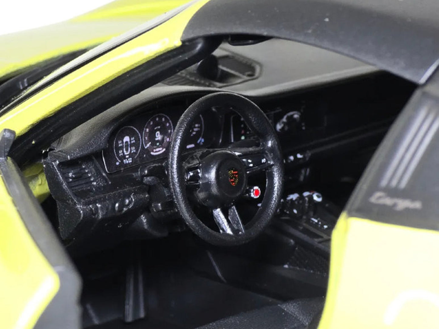 Porsche 911 Targa 4 GTS (992.2) Yellow with Black Top "Special Edition" Series 1/18 Diecast Model Car by Maisto
