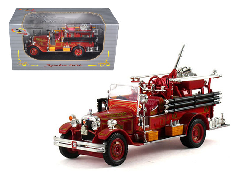 Signature Models 1931 Seagrave Fire Engine Truck Red 1/32 Diecast Model by Signature Models