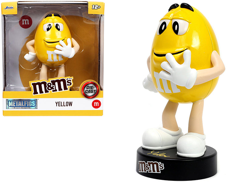 Jada Yellow M&M's 5.25" Diecast Figurine "Metalfigs" Series by Jada