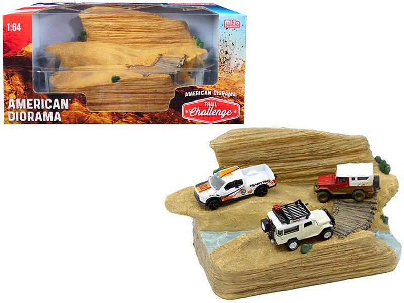 American Diorama "Trail Challenge" Resin Diorama for 1/64 Scale Models by American Diorama