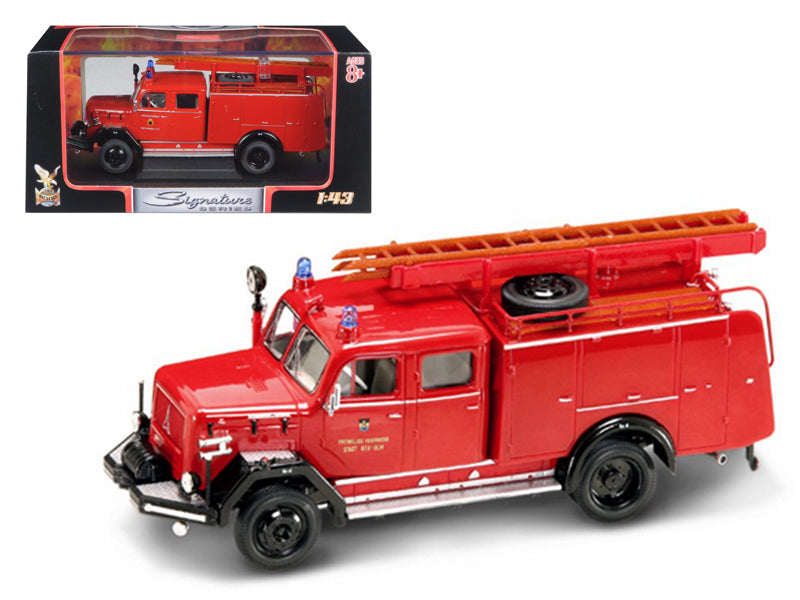 Road Signature 1964 Magirus Deutz 150 D 10 F TLF-16 Fire Engine 1/43 Diecast Car by Road Signature