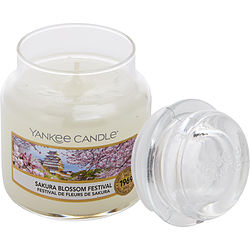 YANKEE CANDLE by Yankee Candle SAKURA BLOSSOM FESTIVAL SCENTED SMALL JAR 3.6 OZ