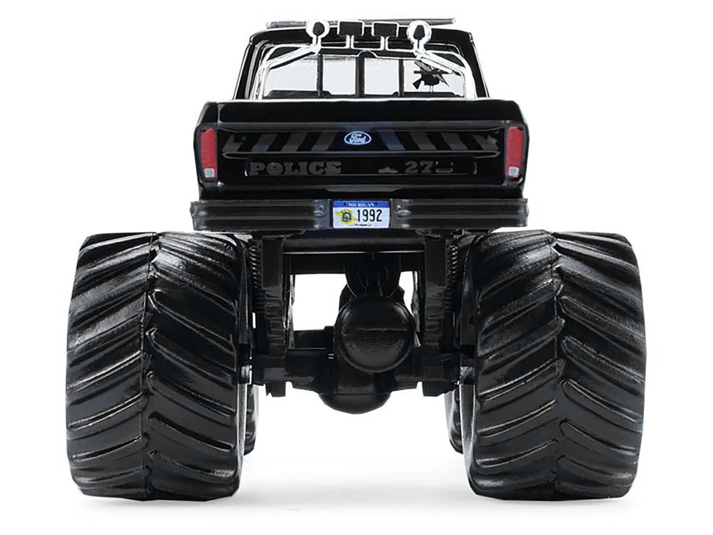 1979 Ford F-250 Monster Truck "Shelby Township Police Michigan" Black "Kings of Crunch - Hot Pursuit" Special Edition 1/64 Diecast Model Car by Greenlight