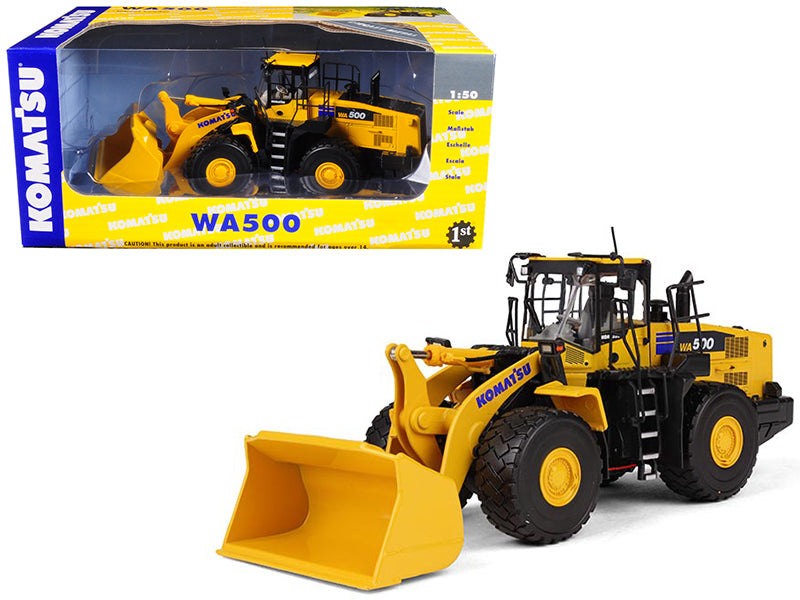 First Gear Komatsu WA500-7 Wheel Loader 1/50 Diecast Model by First Gear