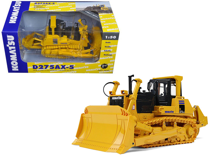 First Gear Komatsu D275AX-5 SIGMA Dozer with Ripper 1/50 Diecast Model by First Gear