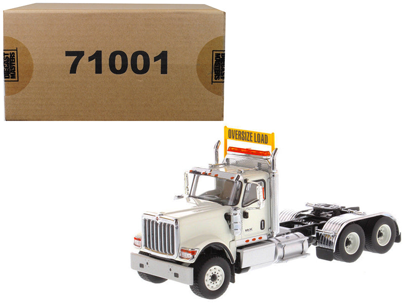 Diecast Masters International HX520 Day Cab Tandem Tractor White 1/50 Diecast Model by Diecast Masters