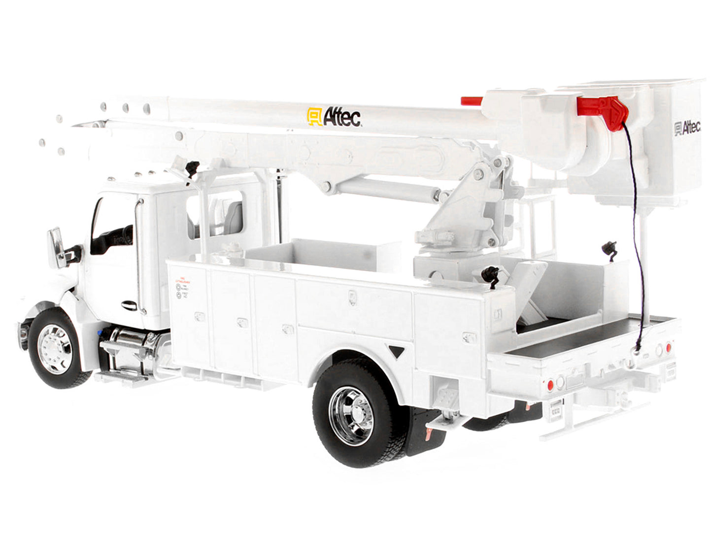 Diecast Masters Kenworth T380 with Altec AA55 Aerial Service Truck White "Transport Series" 1/32 Diecast Model by Diecast Masters