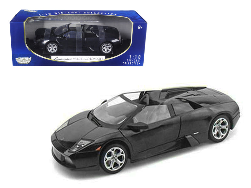 Motormax Lamborghini Murcielago Roadster Black 1/18 Diecast Model Car by Motormax