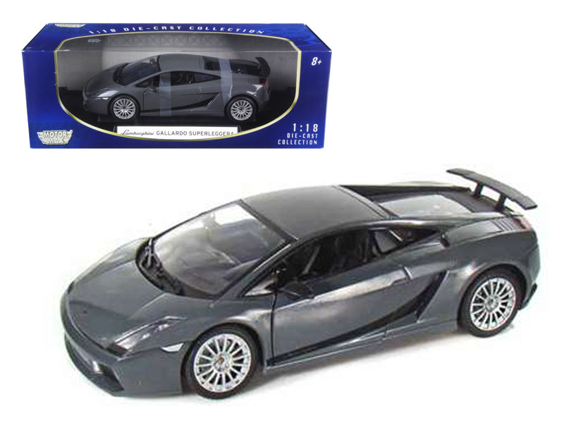 Motormax Lamborghini Gallardo Superleggera Grey 1/18 Diecast Model Car by Motormax