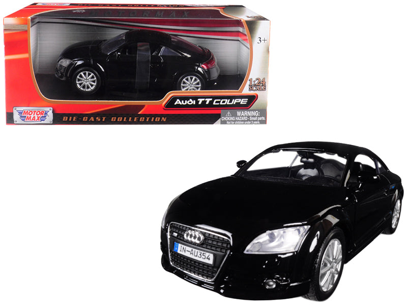 Motormax Audi TT Coupe Black 1/24 Diecast Model Car by Motormax