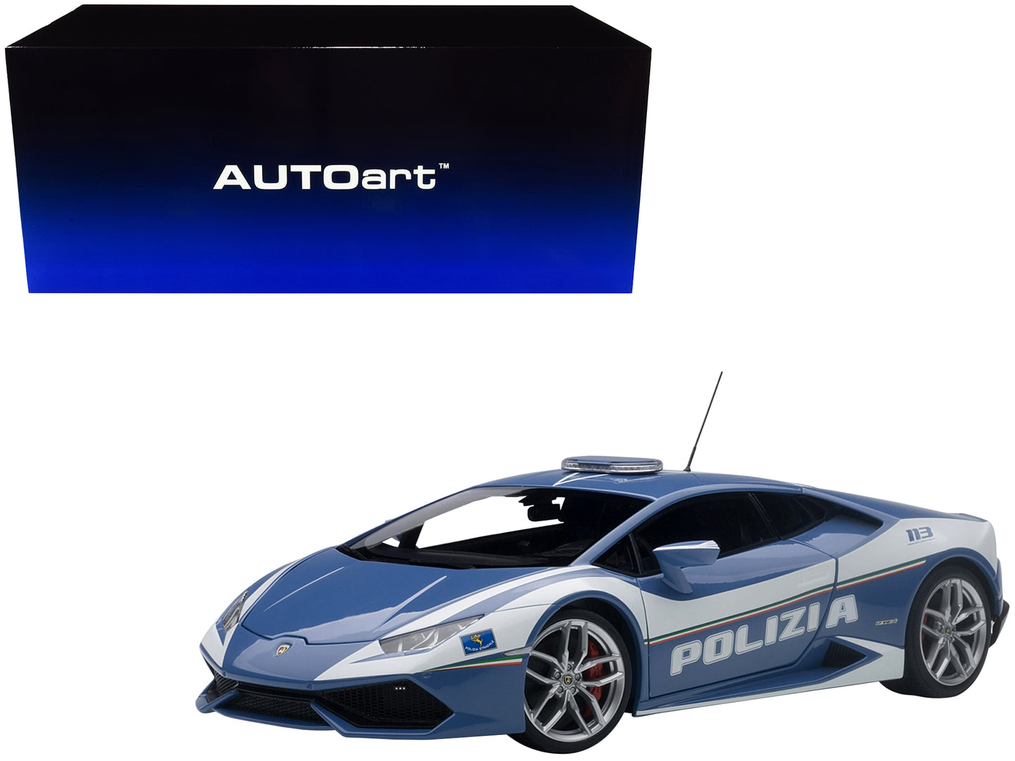 Autoart Lamborghini Huracan LP610 Police Car 1/18 Model Car by Autoart