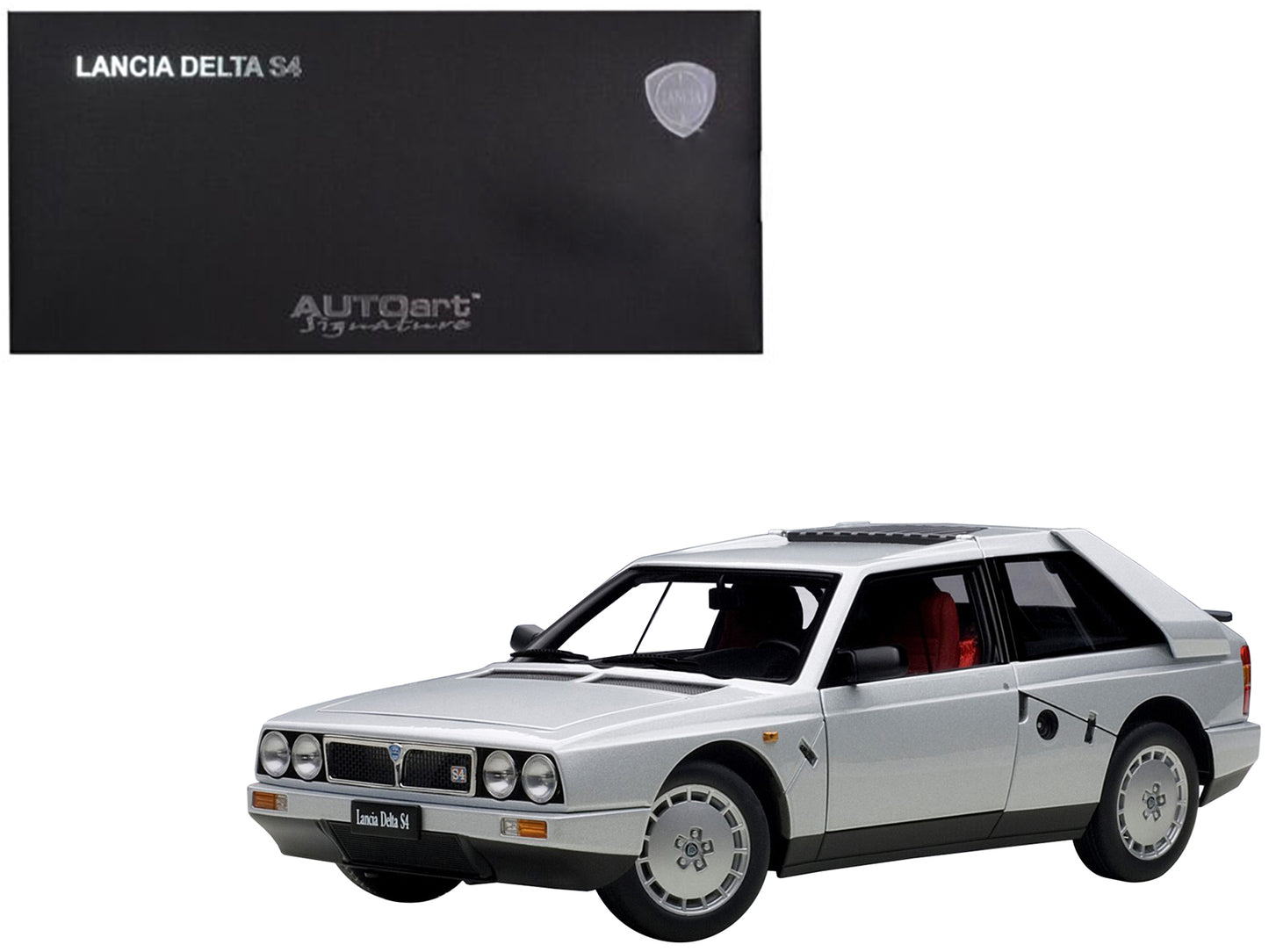 Autoart Lancia Delta S4 Grey 1/18 Diecast Model Car by Autoart
