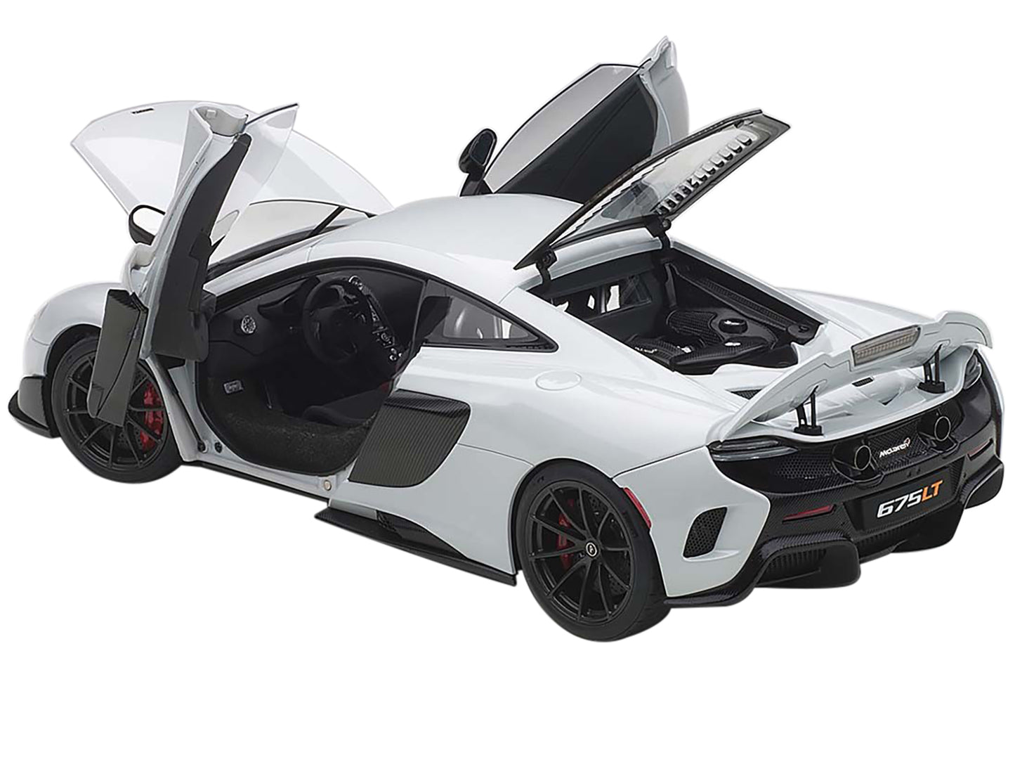 Autoart Mclaren 675LT Silica White 1/18 Model Car by Autoart
