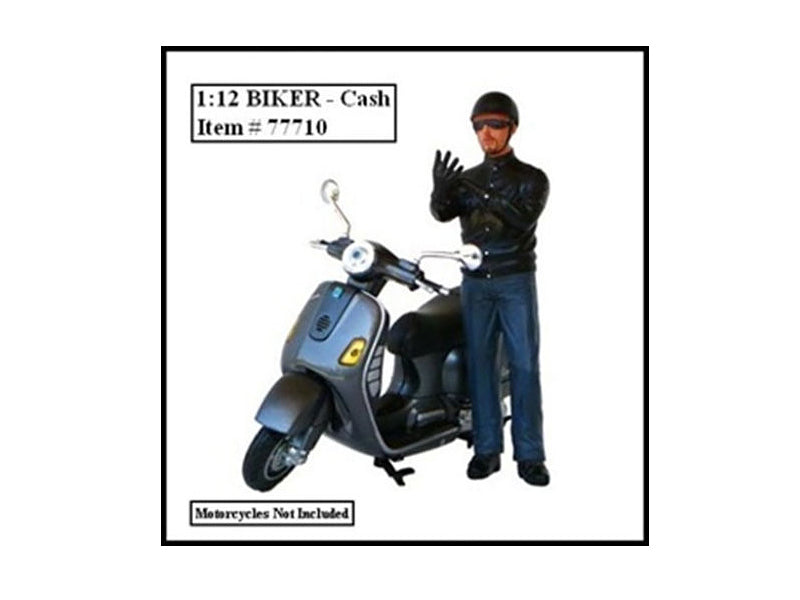 American Diorama Biker Cash Figure For 1:12 Models by American Diorama