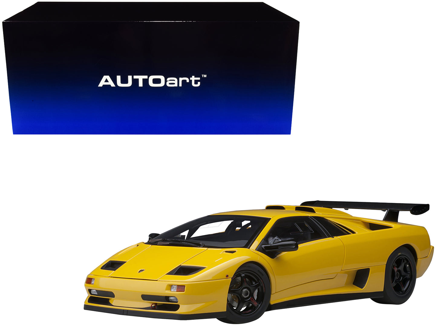 Autoart Lamborghini Diablo SV-R Superfly Yellow 1/18 Model Car by Autoart