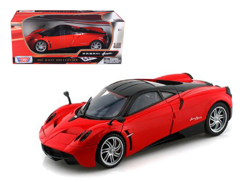 Motormax Pagani Huayra Red 1/18 Diecast Car Model by Motormax