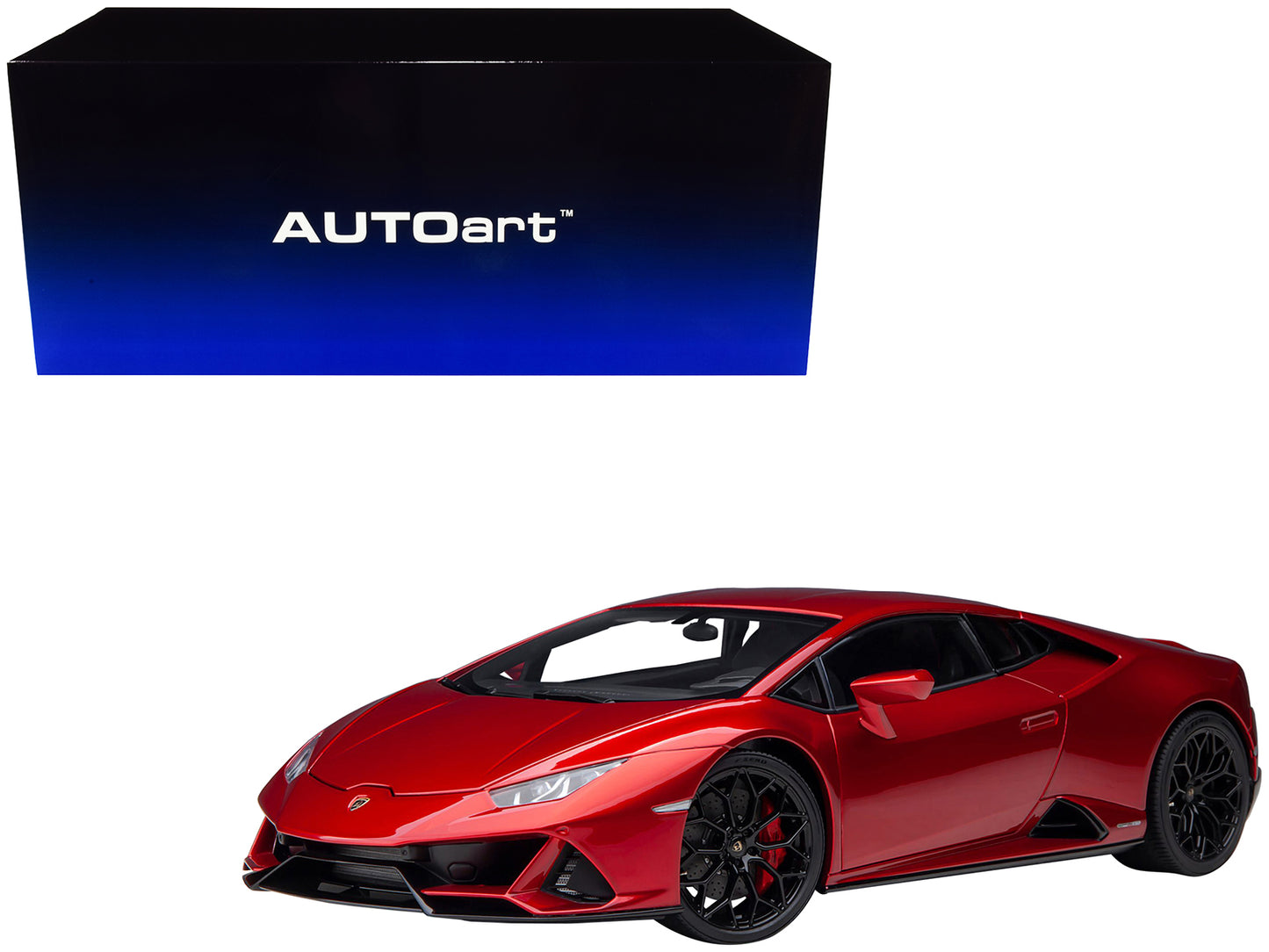 Autoart Lamborghini Huracan EVO Rosso Bia Red Metallic 1/18 Model Car by Autoart