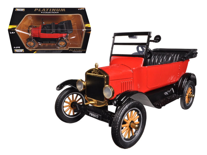 Motormax 1925 Ford Model T Touring Red 1/24 Diecast Model Car by Motormax