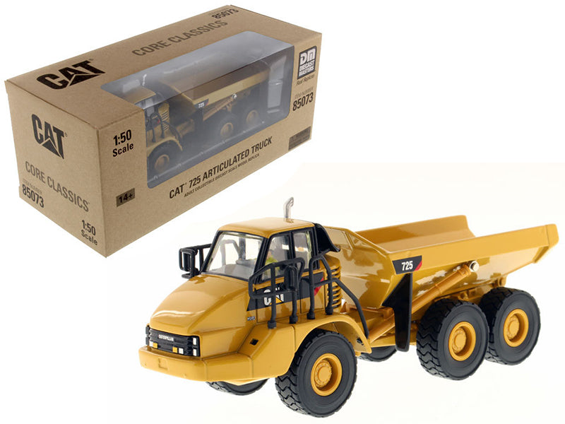 Diecast Masters CAT Caterpillar 725 Articulated Truck with Operator "Core Classics Series" 1/50 Diecast Model by Diecast Masters