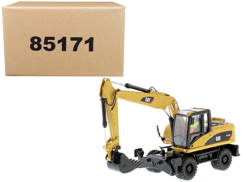 Diecast Masters CAT Caterpillar M316D Wheel Excavator with Operator "Core Classics Series" 1/50 Diecast Model by Diecast Masters