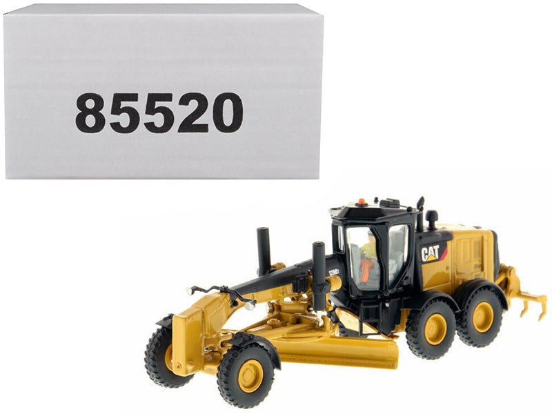Diecast Masters CAT Caterpillar 12M3 Motor Grader with Operator "High Line" Series 1/87 (HO) Scale Diecast Model by Diecast Masters