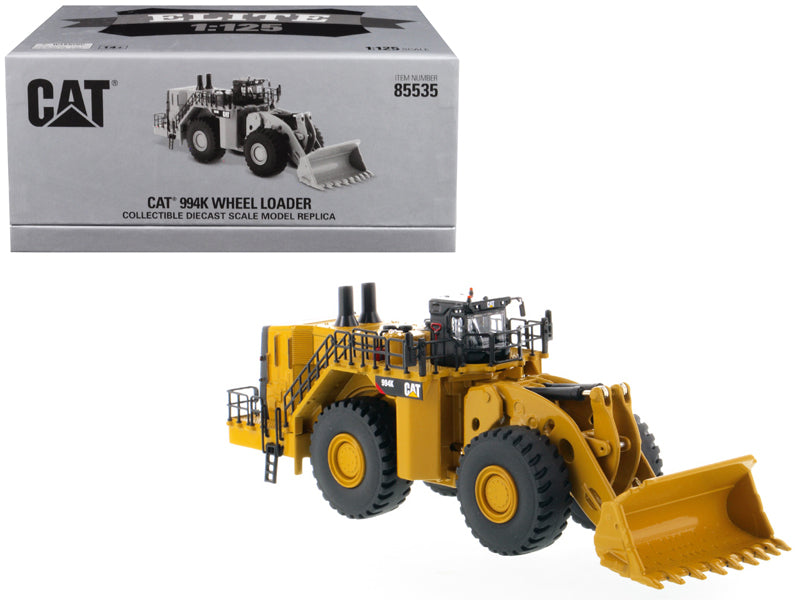 Diecast Masters CAT Caterpillar 994K Wheel Loader "Elite Series" 1/125 Diecast Model by Diecast Masters