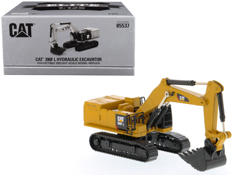 Diecast Masters CAT Caterpillar 390F L Hydraulic Excavator "Elite Series" 1/125 Diecast Model by Diecast Masters