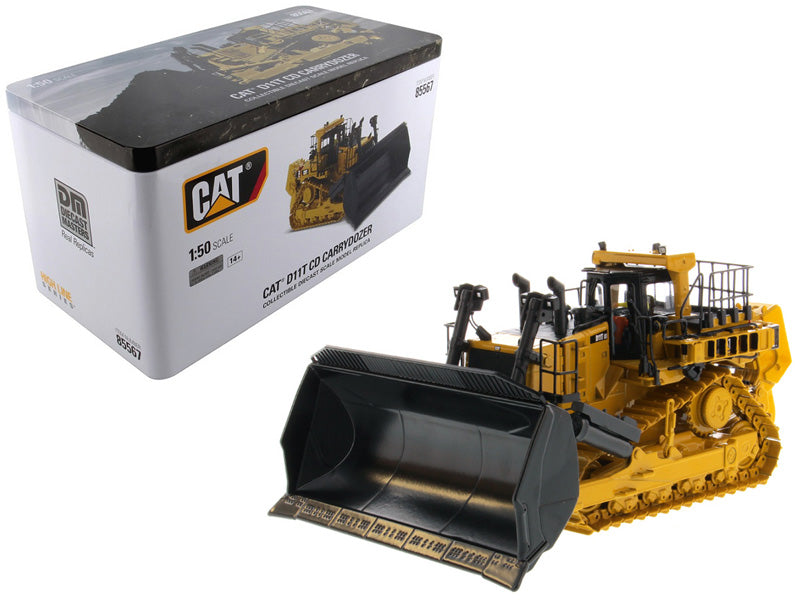 Diecast Masters CAT Caterpillar D11T CD Carrydozer with Operator "High Line Series" 1/50 Diecast Model by Diecast Masters
