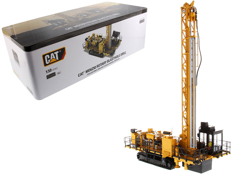 Diecast Masters CAT Caterpillar MD6250 Rotary Blasthole Drill with Operator "High Line Series" 1/50 Diecast Model by Diecast Masters