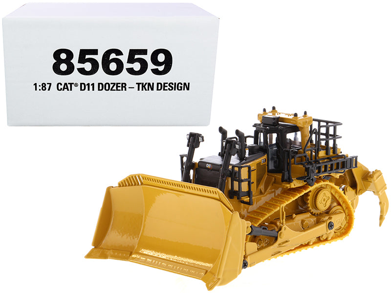 Diecast Masters CAT Caterpillar D11 Track-Type Tractor Dozer TKN Design "High Line" Series 1/87 (HO) Scale Diecast Model by Diecast Masters