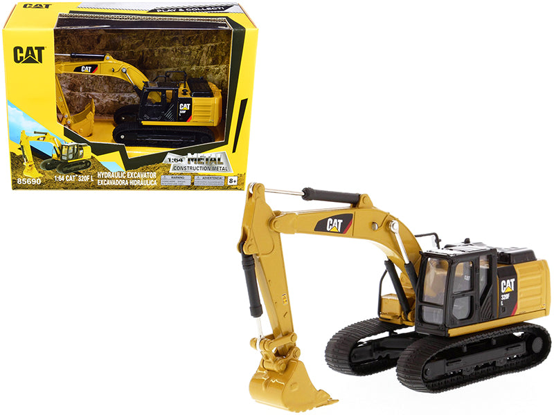 Diecast Masters CAT Caterpillar 320F L Hydraulic Excavator "Play & Collect!" Series 1/64 Diecast Model by Diecast Masters