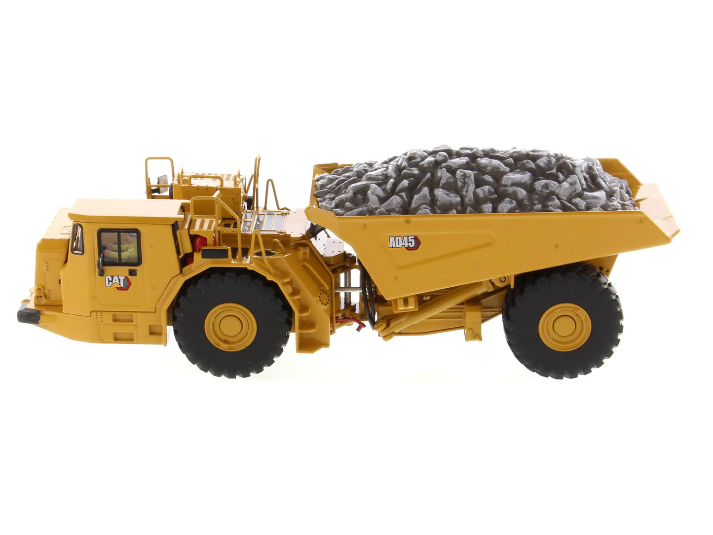 Diecast Masters CAT Caterpillar AD45 Underground Articulated Truck Yellow "High Line" Series 1/50 Diecast Model by Diecast Masters