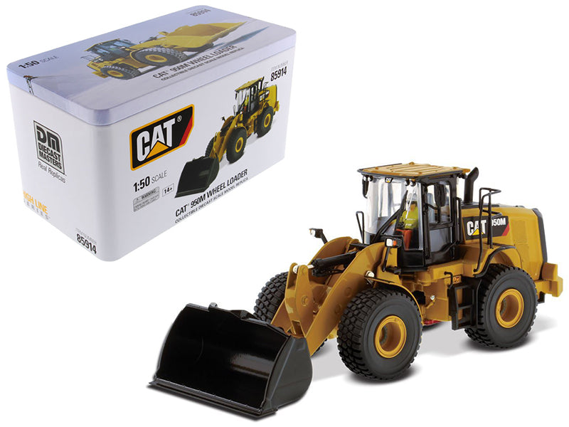Diecast Masters CAT Caterpillar 950M Wheel Loader with Operator "High Line Series" 1/50 Diecast Model by Diecast Masters