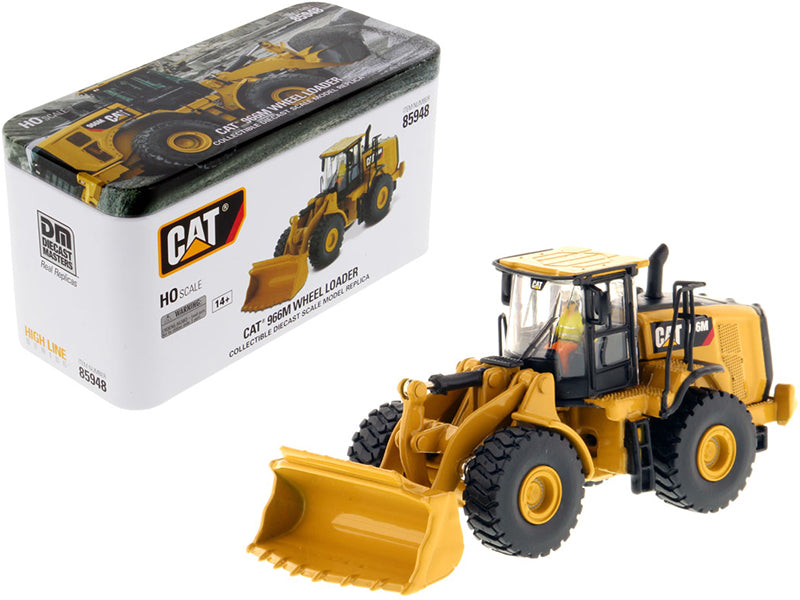 Diecast Masters CAT Caterpillar 966M Wheel Loader with Operator "High Line" Series 1/87 (HO) Scale Diecast Model by Diecast Masters