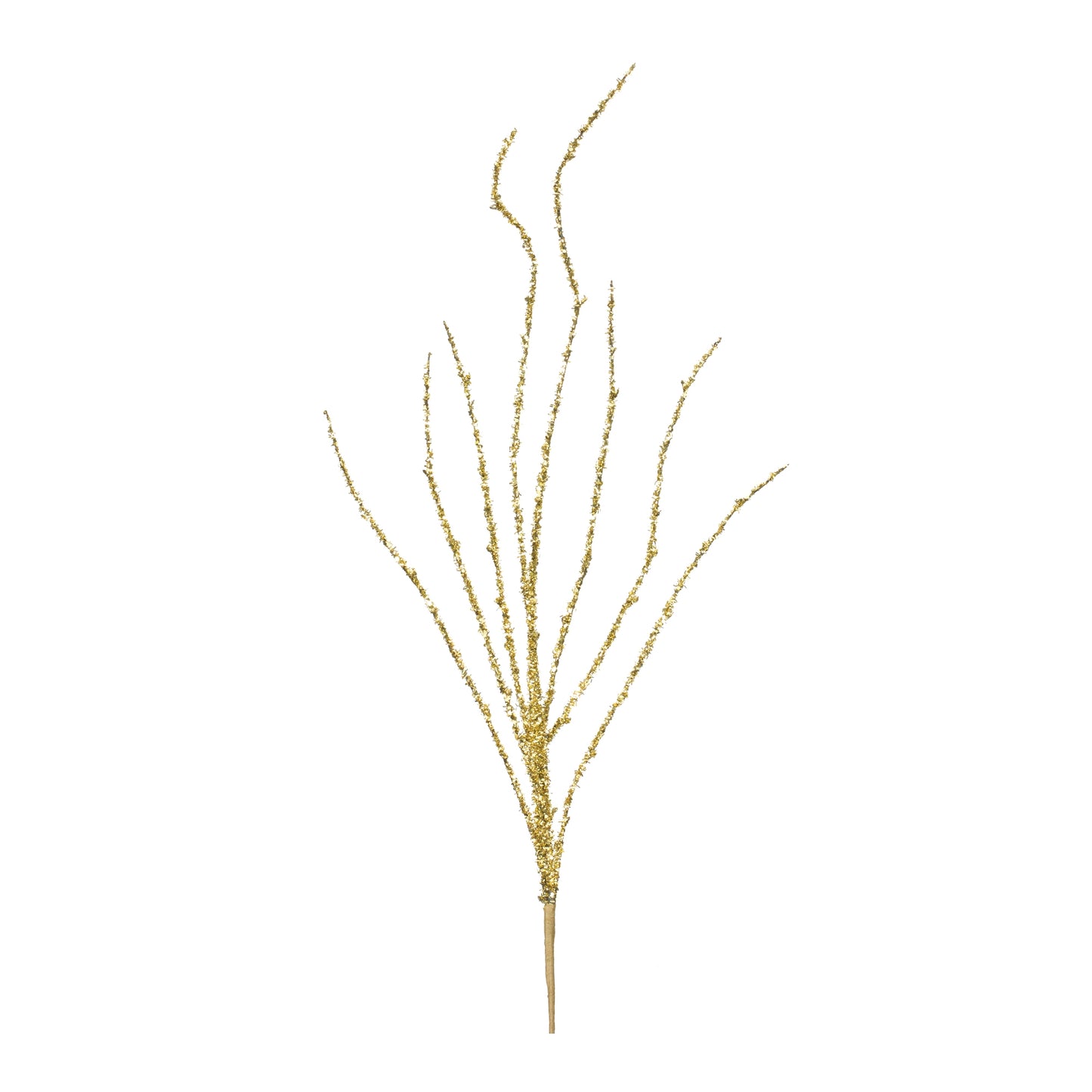 Gold Tinsel Branch (Set of 12)