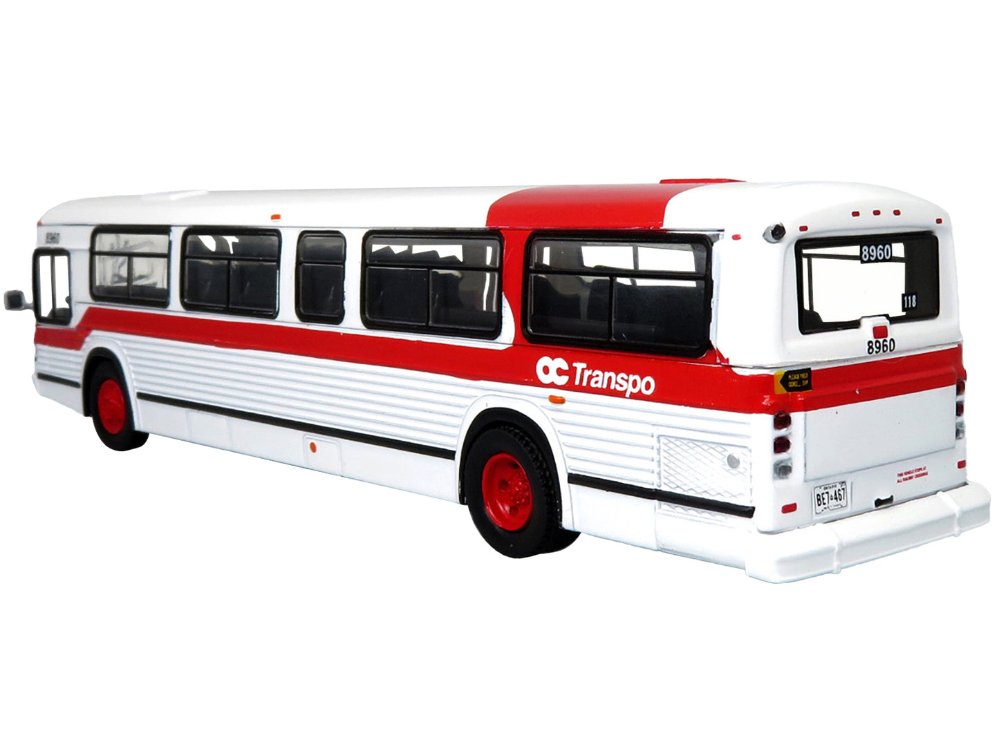 Iconic Replicas MCI Classic Transit Bus OC Transpo Ottawa "118 Kanata" "Vintage Bus & Motorcoach Collection" 1/87 Diecast Model by Iconic Replicas