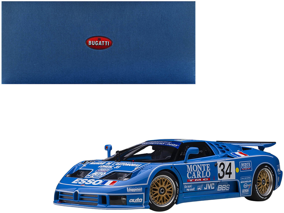 Autoart Bugatti EB110 #34 Alain Cudini - Eric Helary - Jean-Christophe Boullion 24 Hours of Le Mans (1994) 1/18 Model Car by Autoart