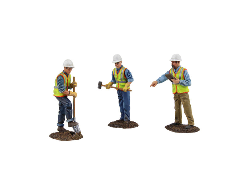 First Gear Diecast Metal Construction Figures 3pc Set #2 1/50 by First Gear